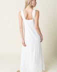 A New Chapter Maxi Dress- White
