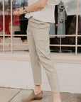 City of Dreams Faux Leather Pants - Sage