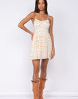Floral Open Back Dress