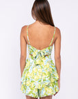 Lemon Print Romper