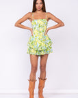 Lemon Print Romper