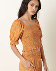 Short Sleeve Floral Top