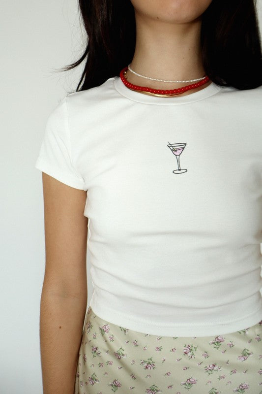 Martini Baby Tee