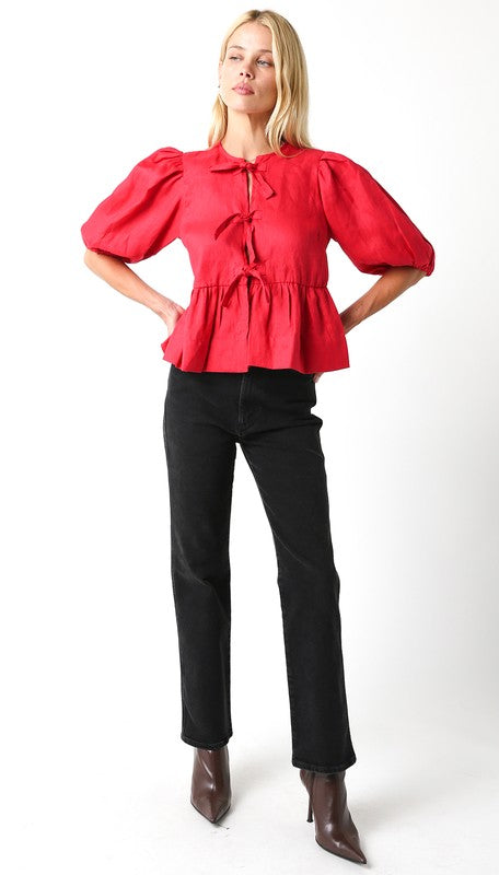 Glenn Linen Top