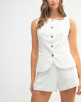 White Shorts
