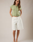 A Subtle Shift Sweater Top - Sage
