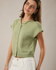 A Subtle Shift Sweater Top - Sage