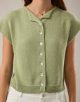 A Subtle Shift Sweater Top - Sage