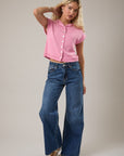 A Subtle Shift Sweater Top - Pink