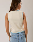 Mayci Contrast Sweater Top