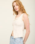 On a Whim Top- Natural