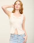 On a Whim Top- Natural