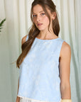 Sprout Embroidered Top