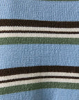 Rolled Hem Striped Cardigan