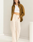 Corduroy Pants- Cream
