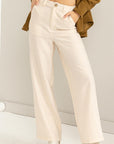Corduroy Pants- Cream