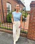 Shoreline Linen Pants- Cream