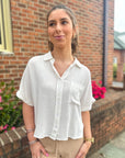 Coastal Retreat Top- White