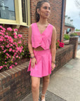 Feeling Rosy Vest & Skirt Set