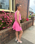 Feeling Rosy Vest & Skirt Set