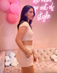 Cozy Set Top- Blush