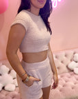 Cozy Set Top- Blush