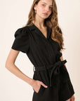 Black Denim Romper