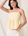 Yellow Babydoll Top