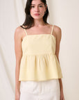 Yellow Babydoll Top