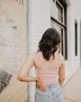 Simply the Best Crop Top- Bubble Gum